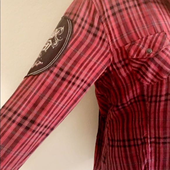 Harley Davidson Long sleeved Snap closure - Picture 2 of 7